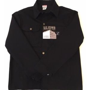 LC king Black denim chore coat (NWT)